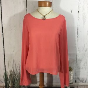 🌼4 for $20 Elodie Long Sleeves Top Pink